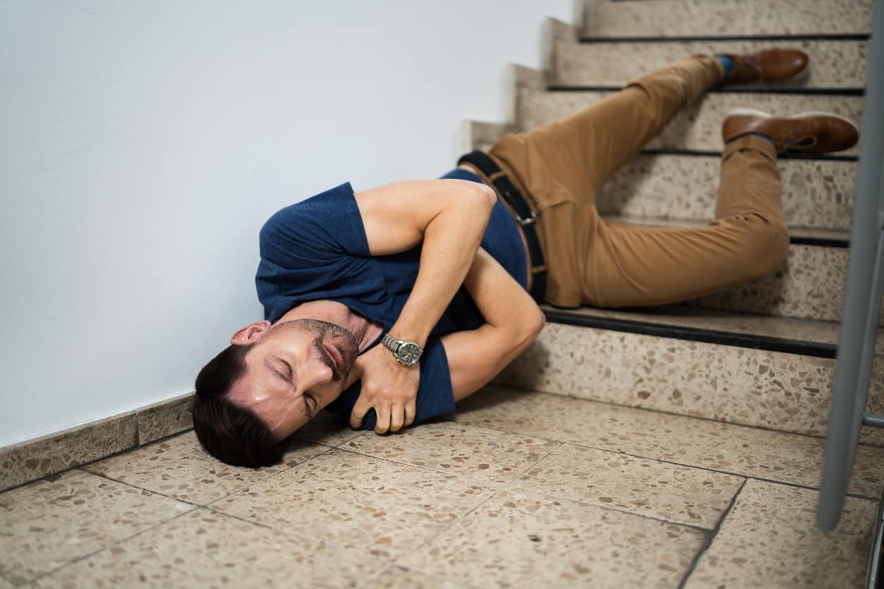 Steps to take after a slip and fall injury accident.